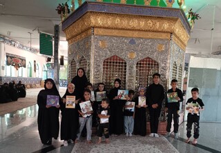 برنامه‌های فرهنگی کتابخانه امام رضا(ع) بیرجند در تجمع بزرگ رهروان زینبی