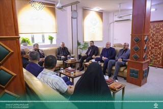 بازدید سرپرست دانشگاه بین‌المللی امام رضا (ع) از دانشگاه العمید کربلا
