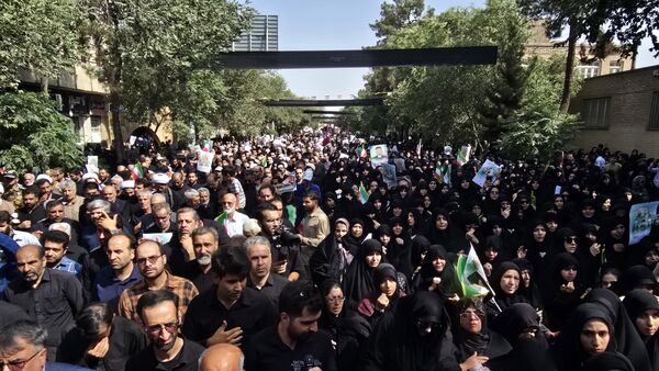 تشییع به‌یادماندنی ۷ شهید مدافع وطن در کاشان