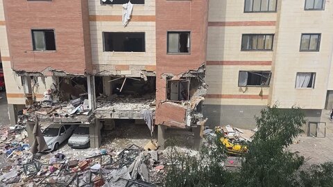 انفجار در یک مجتمع‌ مسکونی در پردیسان قم