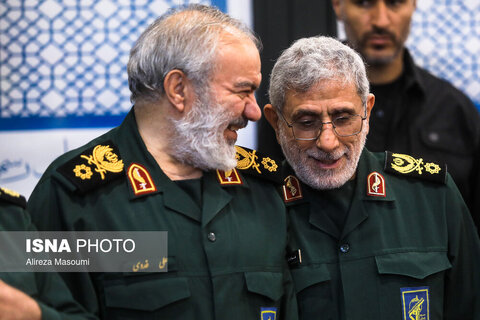 در حاشیه مراسم بزرگداشت شهدای نیروی سپاه پاسداران