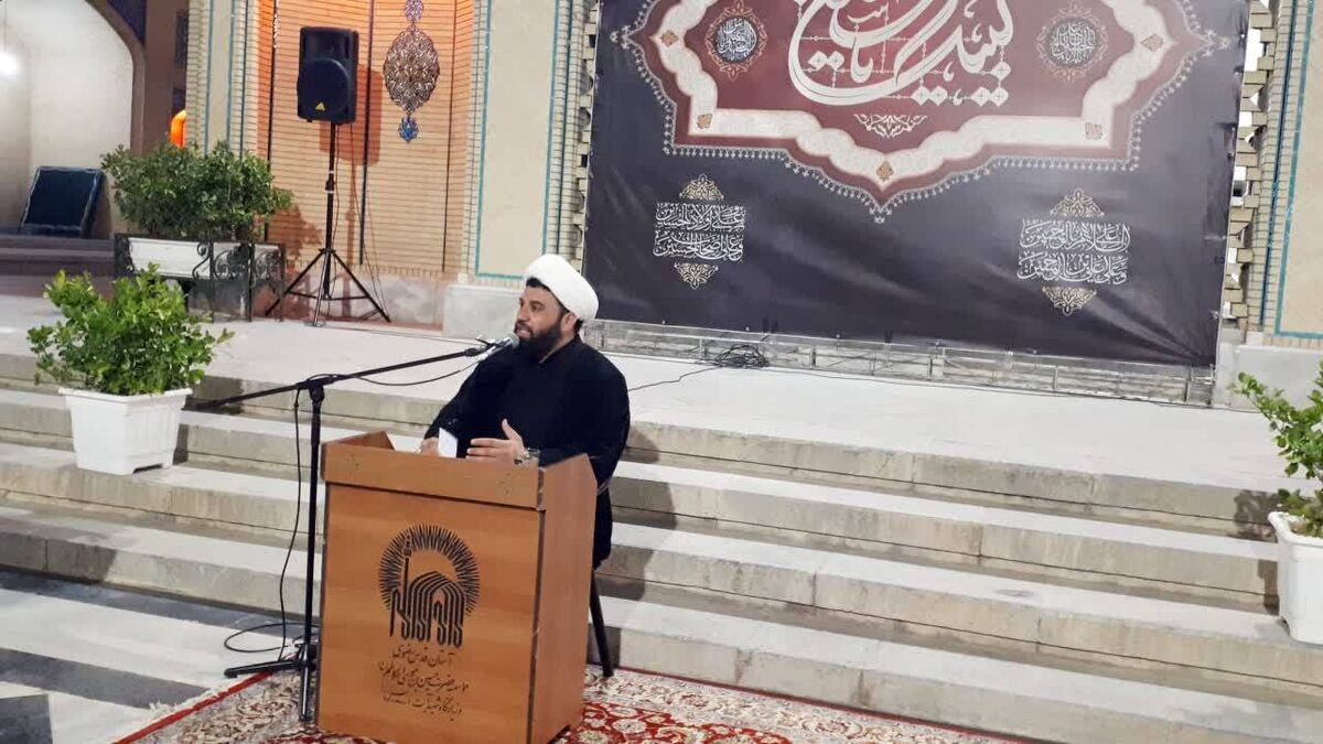 سخنران زیارتگاه شهید مدرس: حادثه مسجد گوهرشاد، یادآور پاسداری از ارزش‌ها و نمادهای دینی است