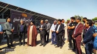 بهره‌برداری از نیروگاه خورشیدی ۱۳۰ کیلوواتی در فریمان