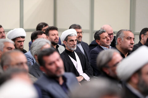 دیدار رئیس و مسئولان عالی قوه قضائیه با رهبر انقلاب