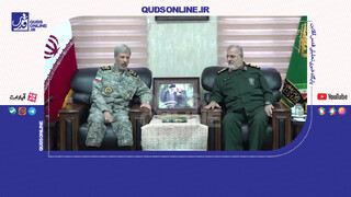 فیلم | دیدار و گفت‌وگوی فرمانده کل ارتش و فرمانده کل سپاه