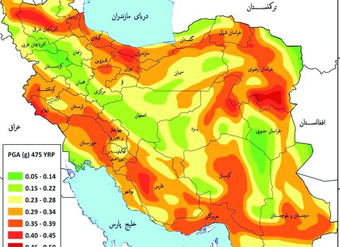 ایران طی سه هفته ۳۳۴ بار لرزید