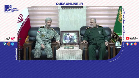 دیدار و گفت‌وگوی فرمانده کل ارتش و فرمانده کل سپاه