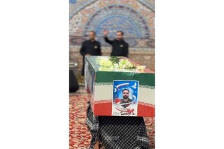 آئین وداع با شهید "سید حسن حسینی‌نژاد" در حرم مطهر رضوی برگزار شد
