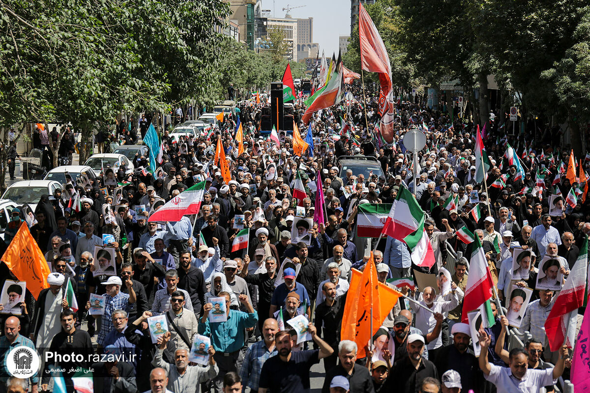 برپایی راهپیمایی جمعه‌های‌ خشم و نصر و تشییع پیکر شهید اقتدار در مشهد