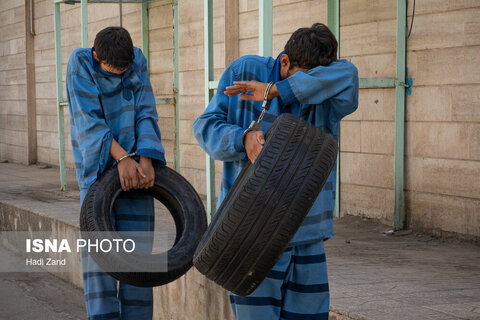 در حاشیه طرح دستگیری سارقان خشن - تهران
