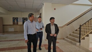 بازدید فرماندار مشهد از روند احداث آموزشگاه ۱۲ کلاسه روستای صیدآباد بخش مرکزی