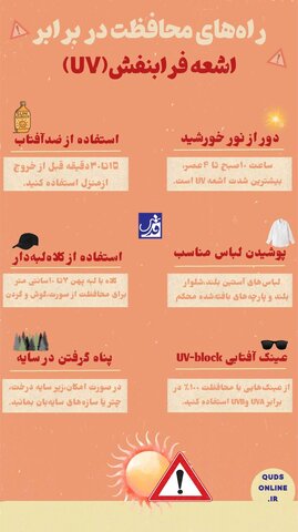 اینفوقدس | راههای محافظت در برابر اشعه فرابنفش (UV)