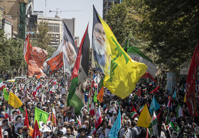 راهپیمایی جمعه های خشم  در اعتراض به رژیم صهیونسیتی در مشهد