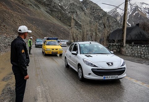 اعمال محدودیت تردد در جاده کندوان و آزادراه تهران - شمال