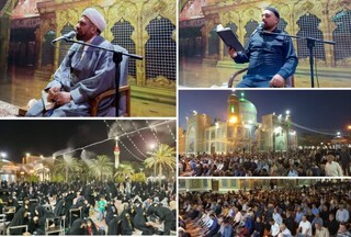 آیین چهلمین روز شهادت شهدای اقتدار در میقات الرضا (ع) برگزار شد