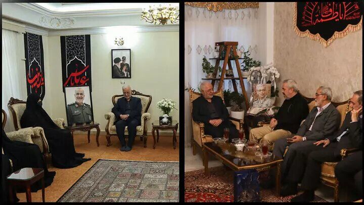 تجلیل وزیر کشور از شهیدان سلامی و باقری در دیدار با خانواده‌های ایشان