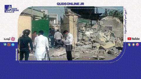 نخستین تصاویر از آغاز حمله تروریست‌ها به دادگستری زاهدان