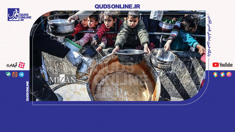 تلاش جانکاه یک فلسطینی با دست و پای قطع‌شده برای لقمه‌ای نان