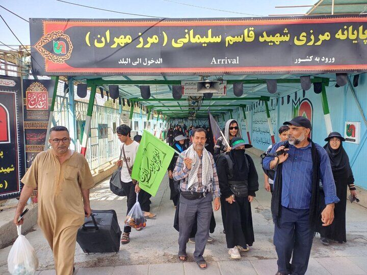 افزایش ۵۰ درصدی تردد زائران در مرز مهران