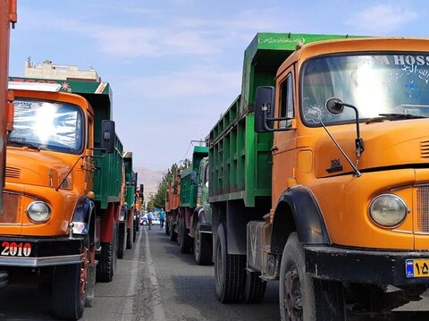 تردد ١٢٠ هزار کامیون فرسوده در جاده‌های کشور