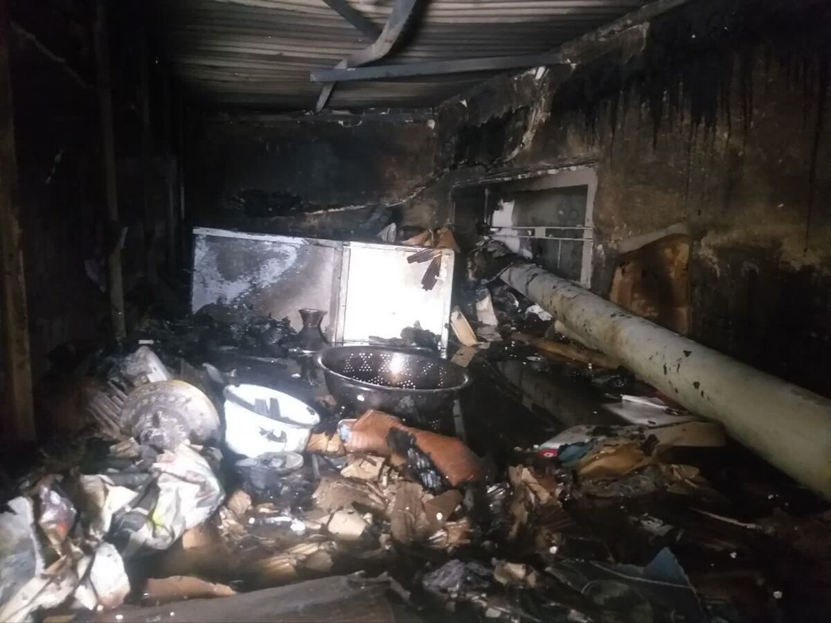آتش سوزی منزل مسکونی در چراغچی مشهد