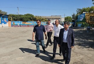 بازدید فرماندار از روند توسعه مدارس شهرستان مشهد