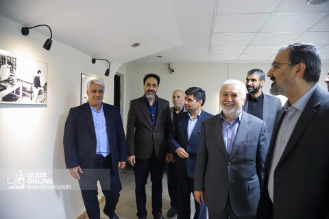 بازدید استاندار خراسان رضوی، معاون وزیر میراث فرهنگی و فرماندار مشهد از روزنامه قدس