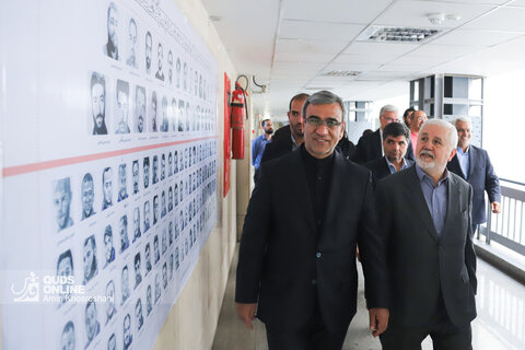 بازدید استاندار خراسان رضوی، معاون وزیر میراث فرهنگی و فرماندار مشهد از روزنامه قدس