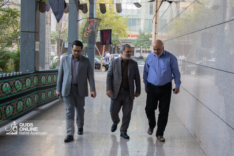 بازدید رییس مجمع نمایندگان خراسان رضوی و مدیر عالی حرم مطهر رضوی از روزنامه قدس