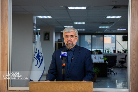 بازدید رییس مجمع نمایندگان خراسان رضوی و مدیر عالی حرم مطهر رضوی از روزنامه قدس