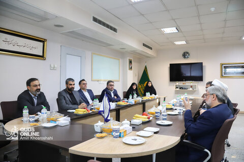 بازدید رییس مجمع نمایندگان خراسان رضوی و مدیر عالی حرم مطهر رضوی از روزنامه قدس
