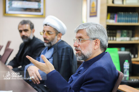 بازدید رییس مجمع نمایندگان خراسان رضوی و مدیر عالی حرم مطهر رضوی از روزنامه قدس