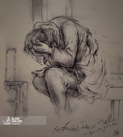 تصاویری کمتر دیده شده از استاد محمود فرشچیان