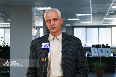 بازدید جمعی از مدیران و شخصیت‌های شهری و استانی از روزنامه قدس