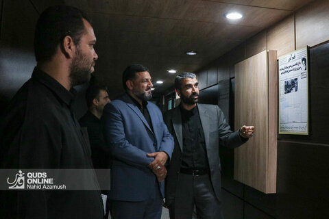 بازدید جمعی از مدیران و شخصیت‌های شهری و استانی از روزنامه قدس