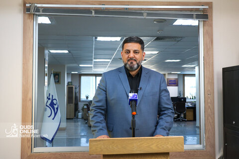 بازدید جمعی از مدیران و شخصیت‌های شهری و استانی از روزنامه قدس