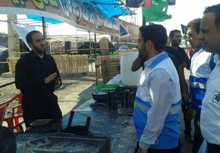 تردد زائران اربعین در شلمچه و چذابه روان است