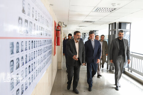 بازدید قائم مقام تولیت آستان قدس رضوی از روزنامه قدس