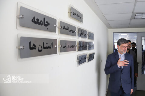 بازدید قائم مقام تولیت آستان قدس رضوی از روزنامه قدس