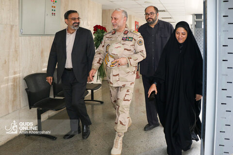 بازدید جمعی از مدیران و مسئولان شهری و استانی از روزنامه قدس
