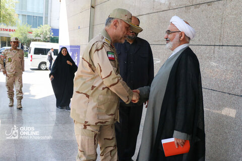 بازدید جمعی از مدیران و مسئولان شهری و استانی از روزنامه قدس