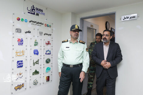 بازدید جمعی از مدیران و مسئولان شهری و استانی از روزنامه قدس