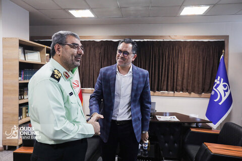 بازدید جمعی از مدیران و مسئولان شهری و استانی از روزنامه قدس
