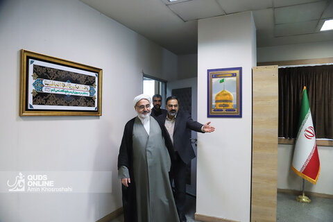 بازدید جمعی از مدیران و مسئولان شهری و استانی از روزنامه قدس