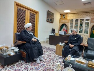 دیدار مدیر عالی حرم مطهر رضوی با نماینده ولی‌فقیه در آذربایجان شرقی