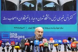 وعده رئیس دانشگاه تهران برای ارتقای صد پله‌ای جایگاه جهانی این دانشگاه