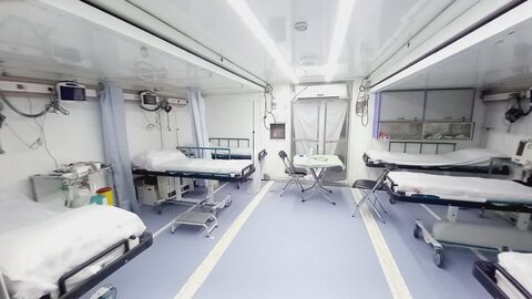 راه‌اندازی بیمارستان سیار فوق تخصصی نیروی زمینی سپاه در زاهدان