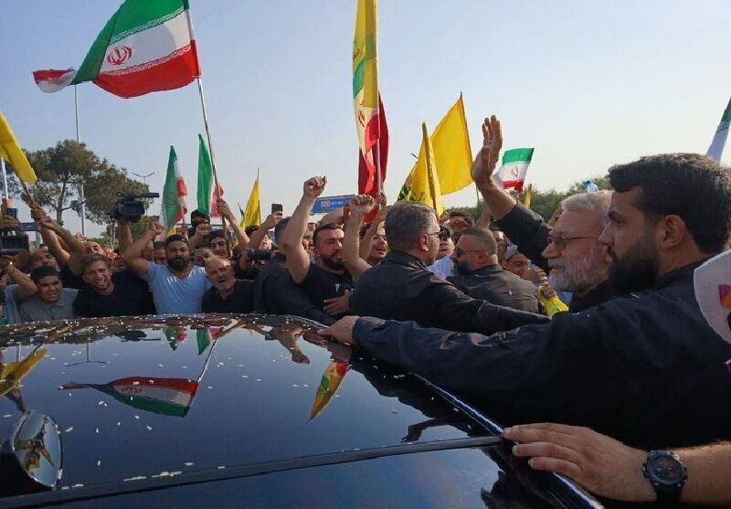 بازتاب سفر لاریجانی به بیروت در رسانه‌های عبری‌زبان / هدف این سفر تقویت محور مقاومت است