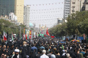 مراسم آیینی جاماندگان اربعین حسینی در مشهد