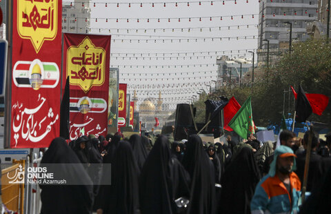 گزارش تصویری I پیاده‌روی جاماندگان اربعین مشهد